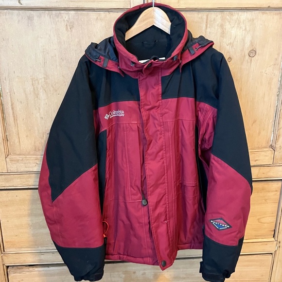 Columbia Other - Columbia Titanium Burgundy Red/Black Ski Jacket